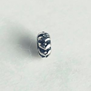 Pandora Heartbeats silver spacer charm